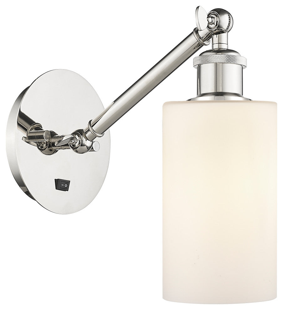 Innovations 317-1W-PN-G801-LED 1-Light Sconce, Polished Nickel