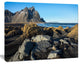 Rocky Stokksness Iceland, Landscape Canvas Art Print, 20"x12"