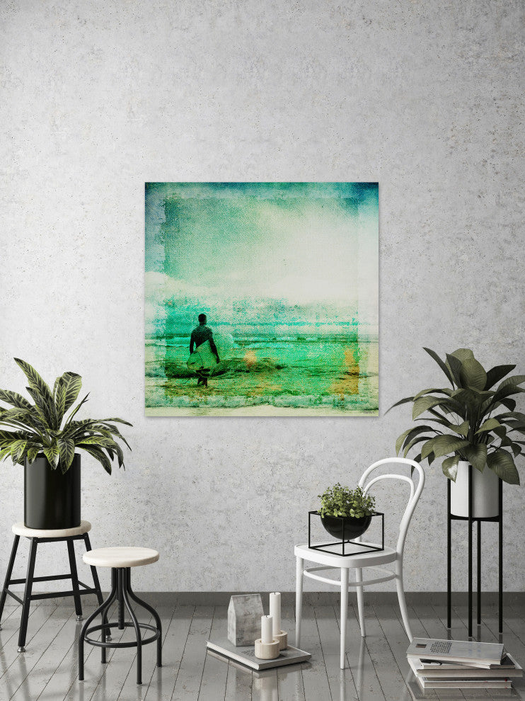 "County Line" Fine Art Canvas Print, 40"x40"