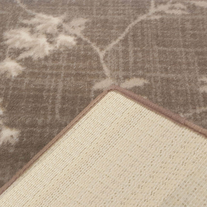 Floral Pattern 3/8 Thick Indoor Area Rug Carpet, Dusk, 4x8