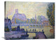 "Bridge at Auxerre Le Pont Due Auxerre" Canvas Giclee by Paul Signac, 30"x24"