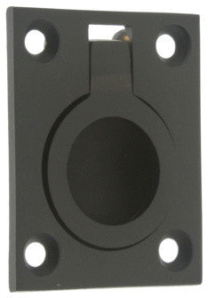 Genuine Solid Brass Flush Ring Pull, Oil-Rubbed Bronze