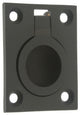 Genuine Solid Brass Flush Ring Pull, Oil-Rubbed Bronze