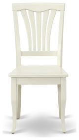 3Pc Round 42 Inch Table With Two 9-Inch Drop Leaves, 2 Vertical Slatted Chairs