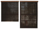 Premium Wood Look Roller Window Shade, Brown, 30"