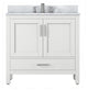 36" Plywood Freestanding Bathroom Vanity Set with Drawer and Doors, Matte White