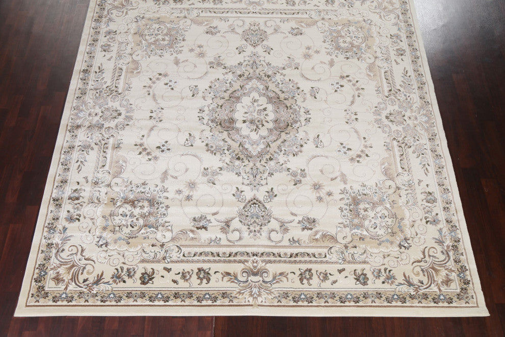 Floral Medallion Turkish Transitional Oriental Rug Traditional Carpet 10x10