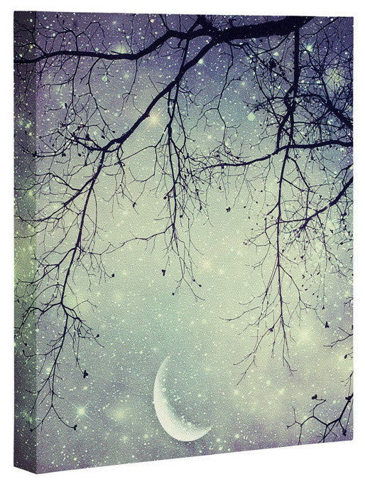 Deny Designs Shannon Clark Diamonds In The Sky Art Canvas