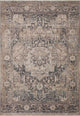 Loloi Lyra Area Rug, Denim / Sand, 5'-3" X 7'-9"