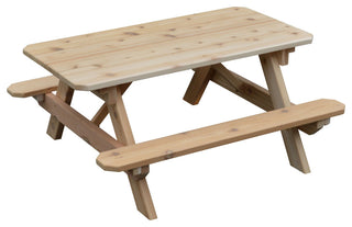 Cedar Kid's Picnic Table, Unfinished