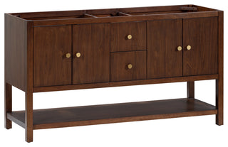 Zoe Vanity Only, Walnut Collection, 60"