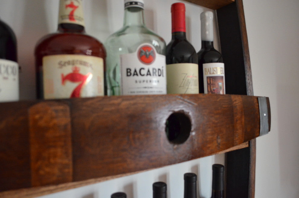 Reclaimed wine rack