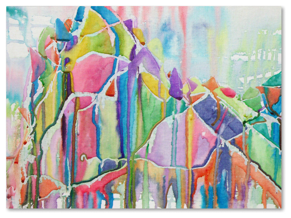 Lauren Moss 'Glint of Gold' Canvas Art, 24"x18"