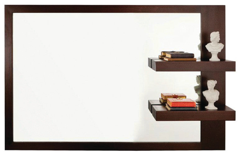 Double Shelf Mirror
