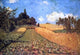 Alfred Sisley Wheatfields near Argenteuil, Gallery Wrapped Canvas, 18"x27"