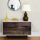 Herringbone Solid Peel and Stick Vinyl Wallpaper, Beige, 24"w X 60"h