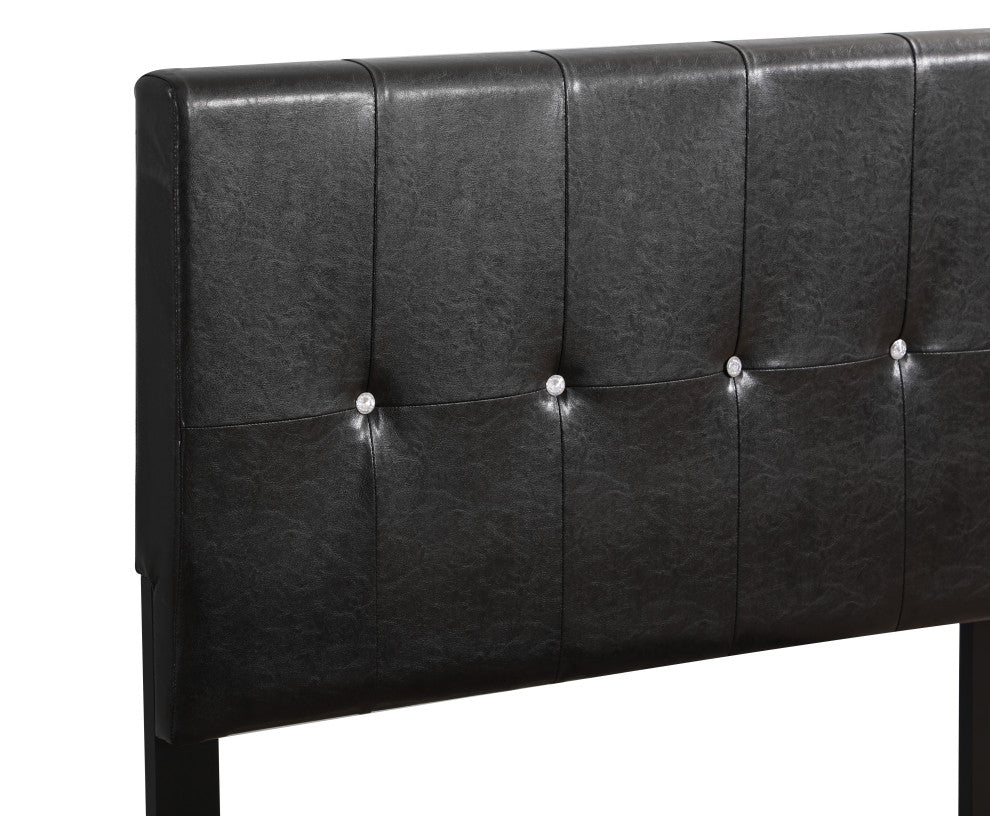 Bed, Black, Twin