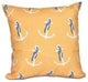 Anchor Whimsy, Geometric Print Pillow, Yellow, 26"x26"