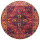 Ahgly Company Indoor Round Mid-Century Modern Area Rugs, 8' Round