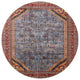 Ahgly Company Indoor Round Mid-Century Modern Area Rugs, 8' Round