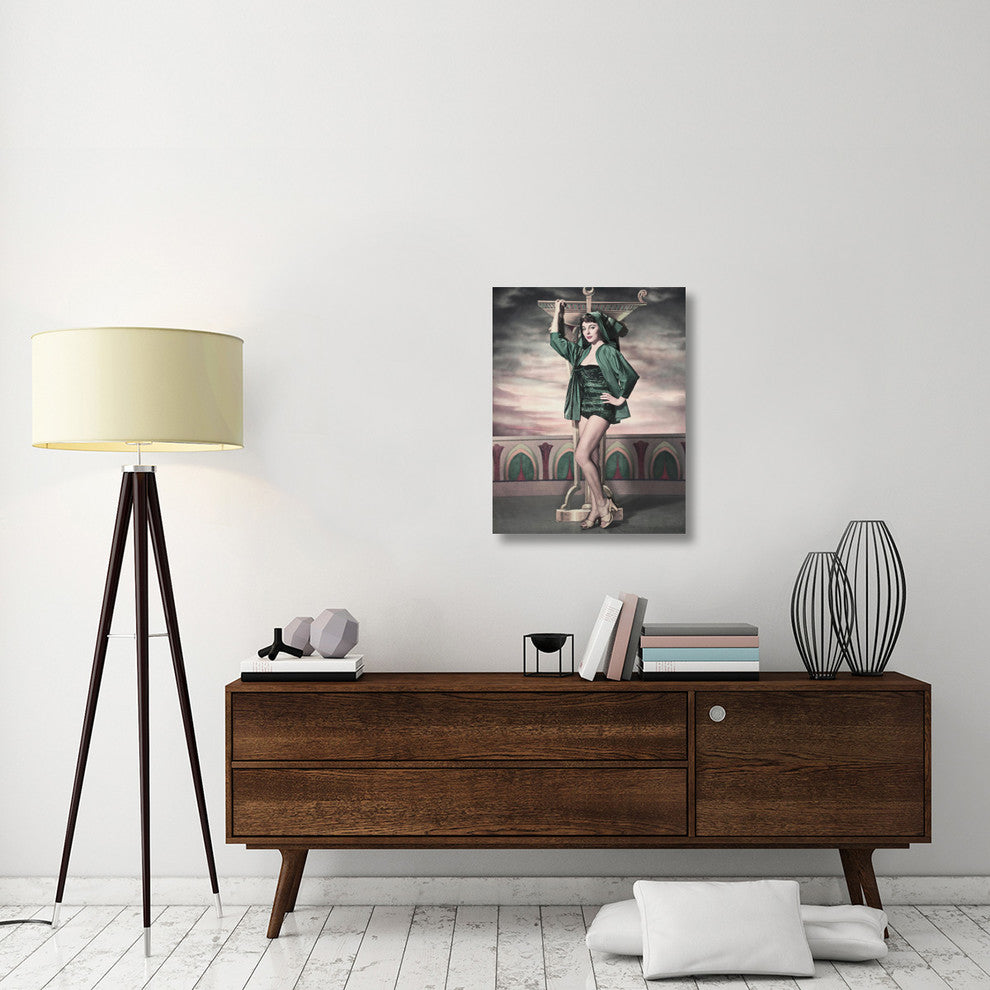 "Joan Collins" Stretched Canvas Giclee by Hollywood Photo Archive, 23"x30"