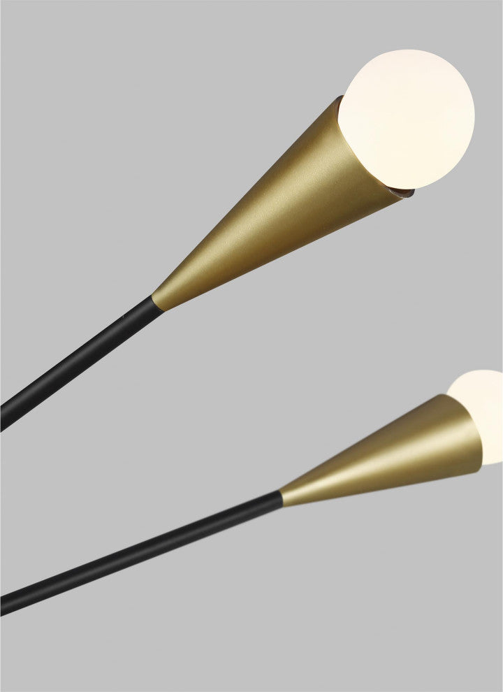 Jax Large Chandelier, Midnight Black