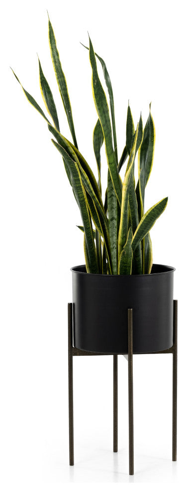 Jed Planter-Iron Matte Black