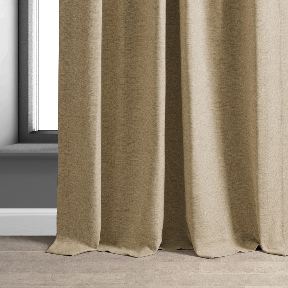Ginger Bellino Blackout Room Darkening Curtain Single Panel, 50"x120"