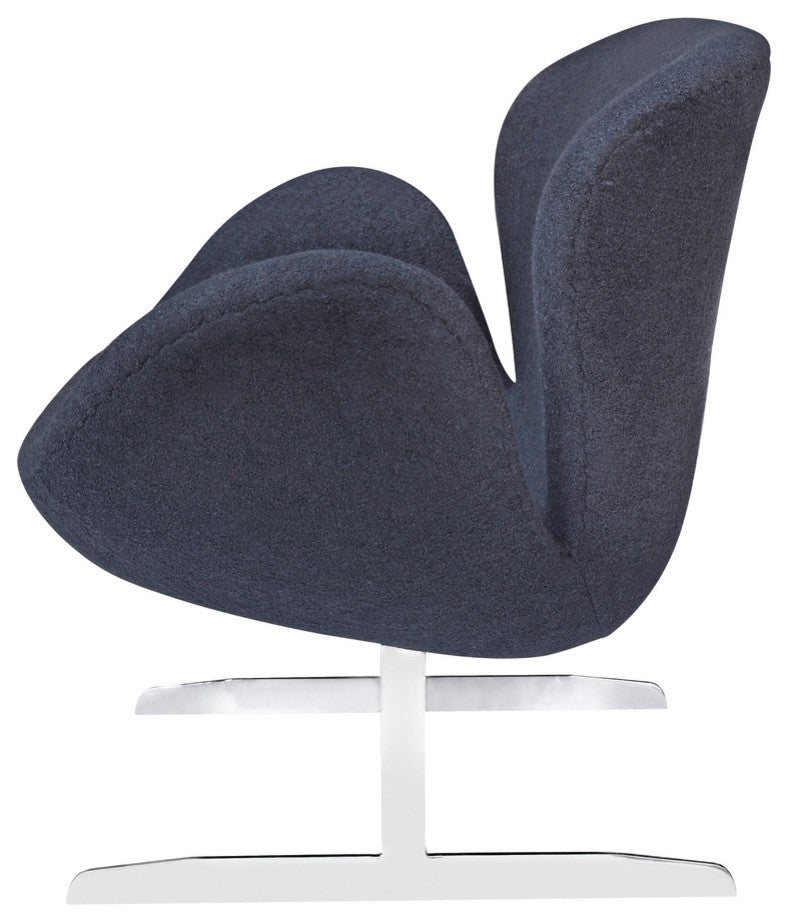 Modern Classics Swan Sofa Fabric, Black