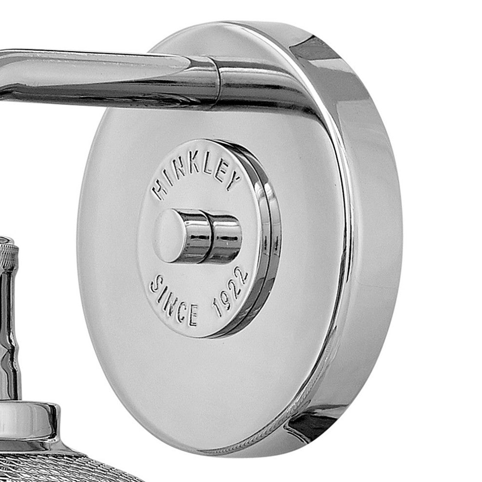 Hinkley Rigby Small Single Light Vanity, Polished Nickel