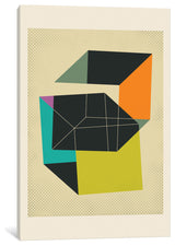 "Cubes V" Print by Jazzberry Blue, 40"x26"x1.5"
