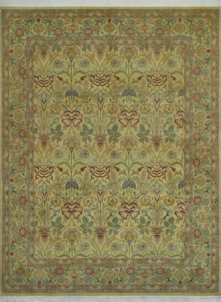 Pak-Persian Darylene Gold/Green Rug, 7'11x10'1