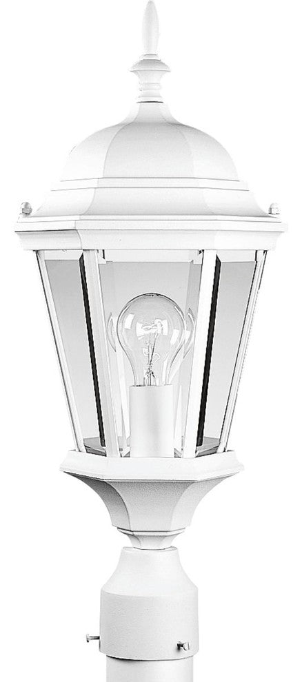 Progress Lighting 1-26W Gu24 Post Lantern, White