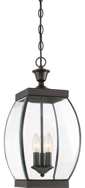 Quoizel OAS1909Z Three Light Outdoor Hanging Lantern Oasis Medici Bronze