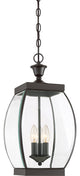 Quoizel OAS1909Z Three Light Outdoor Hanging Lantern Oasis Medici Bronze