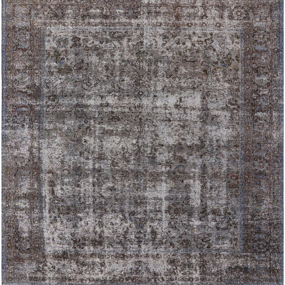 Ahgly Company Indoor Square Mid-Century Modern Area Rugs, 6' Square