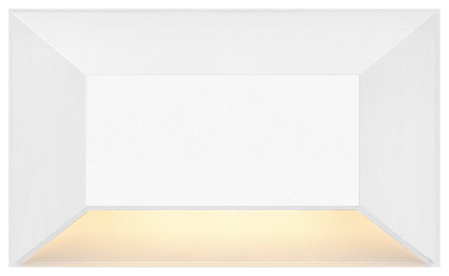 Hinkley Nuvi Medium Rectangular Deck Sconce, Matte White