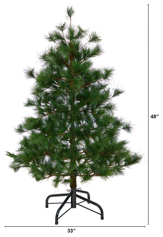 4' Yukon Mixed Pine Artificial Christmas Tree With 366 Bendable Branches