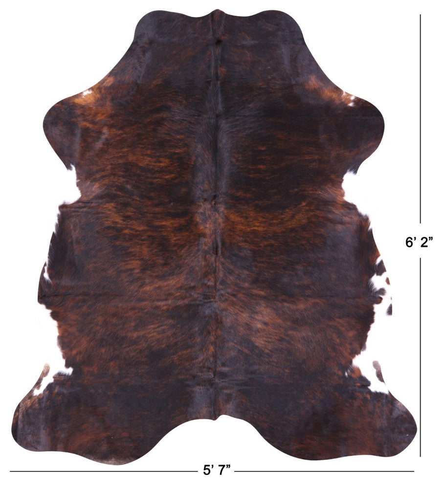 Natural Cowhide Rug 6' 2" X 5' 7" C2052