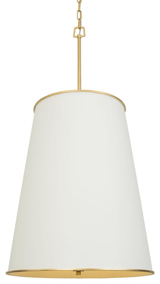 Varaluz 364F09 Coco 9 Light 20"W Pendant - Matte White / French Gold