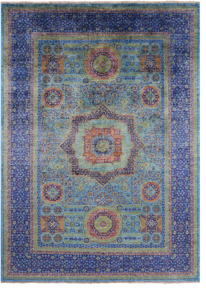 5' 5" X 7' 5" Mamluk Handmade Wool Rug - Q12607