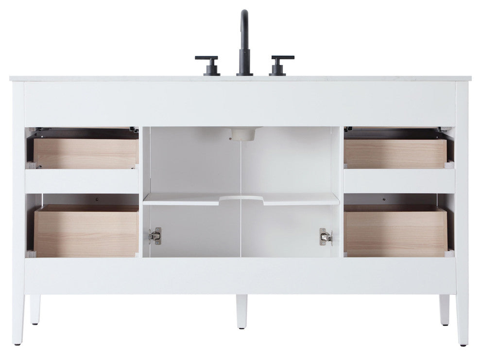 Elegant Lighting VF29660 Blakely 60" - Gray