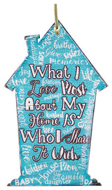Home Is Where  Love Is Magnet , Set of 3