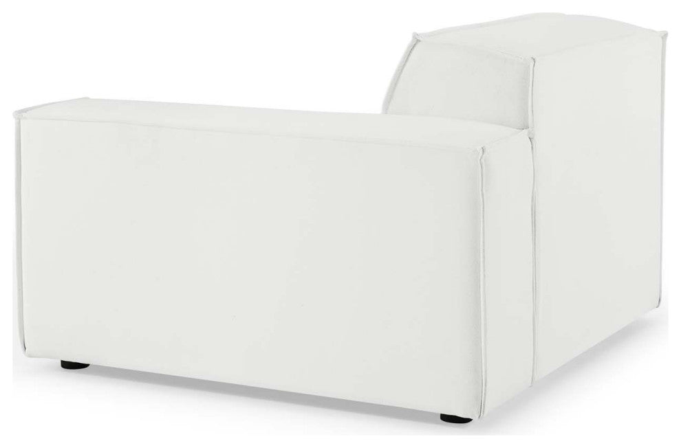 Modular Sectional Sofa Set, White, Fabric, Modern, Lounge Hotel Hospitality