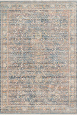 Blue Rust Polyester Claire Area Rug by Loloi, 11'6"x15'7"