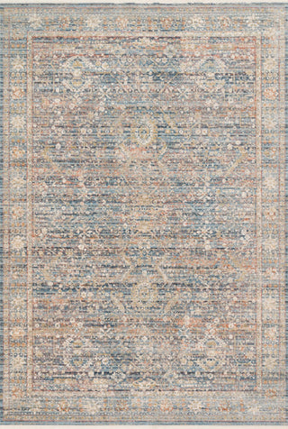 Blue Rust Polyester Claire Area Rug by Loloi, 11'6"x15'7"