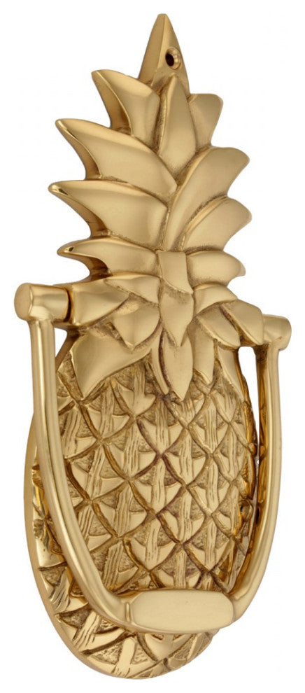 Vintage Brass Pineapple Door Knocker 8" H Decorative Gate Knockers