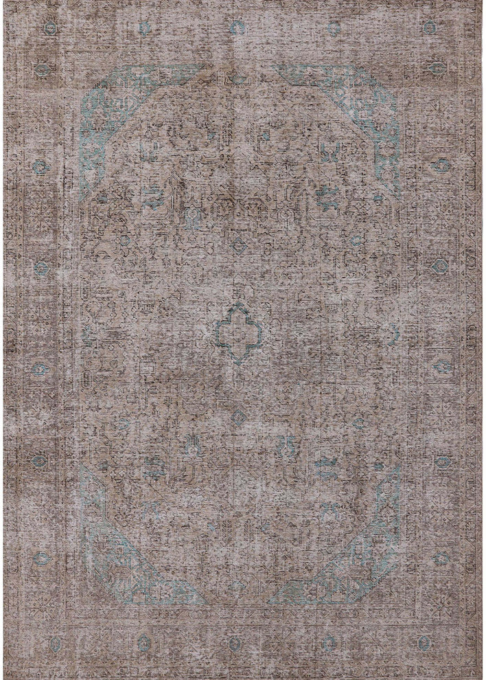 Ahgly Company Indoor Rectangle Mid-Century Modern Area Rugs, 2' x 4'