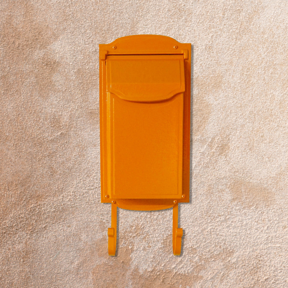 Mid Modern Asbury Vertical Mailbox, Orange