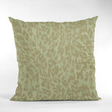 Stonewash Cheetah Embroidery Luxury Throw Pillow, Double sided 22"x22"